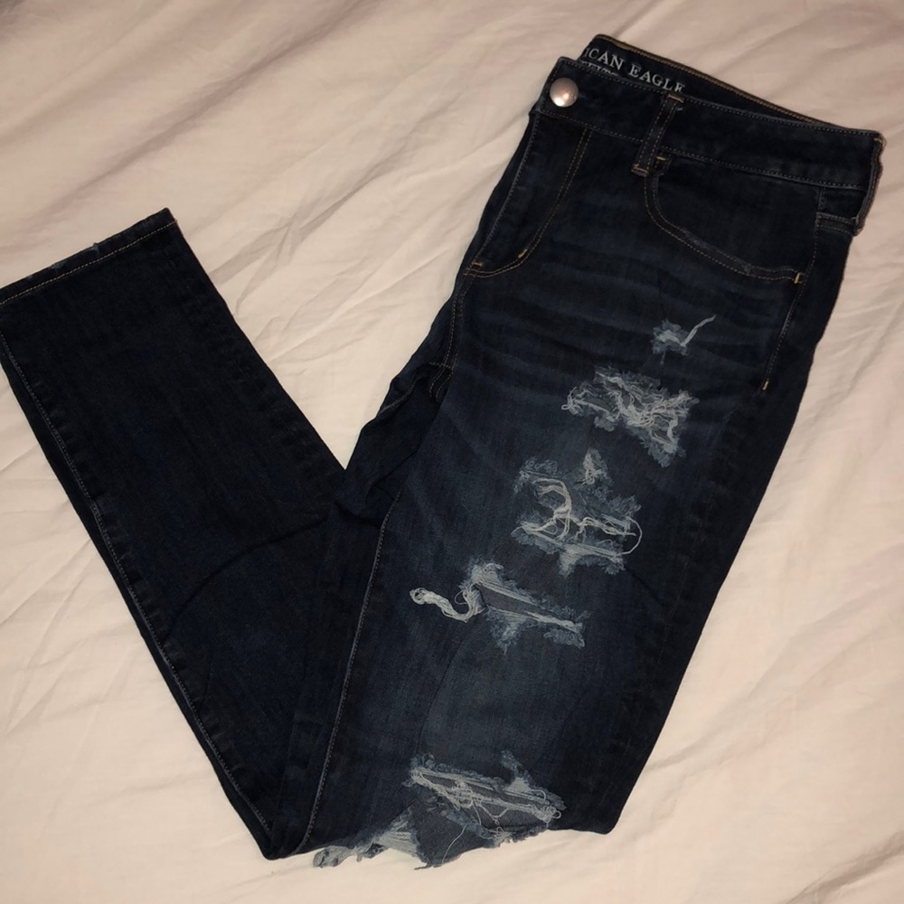 American Eagle Denim Ripped Jegging